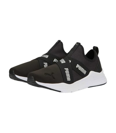 Puma Wired Run Slip On Metallics Kad n Ayakkab Siyah Fitmoda