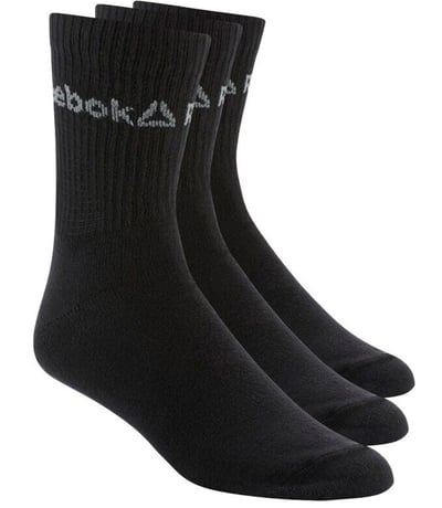 Reebok Active Core Crew Çorap 3'lü Paket Siyah