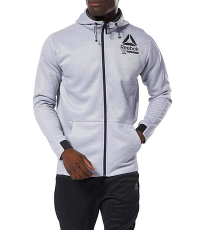 Reebok Training Spacer Full-zip Hoodie Gri