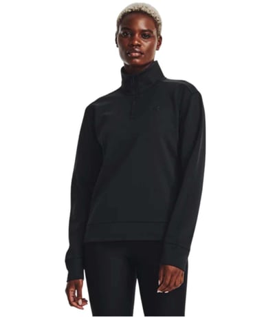 Under Armour Fleece 1/4 Fermuarlı Kadın Sweatshirt Siyah