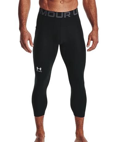 Under Armour Heatgear Armour 3/4 Erkek Tayt Siyah