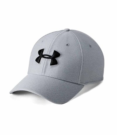 Under Armour Heathered Blitzing 3.0 Şapka Gri Siyah