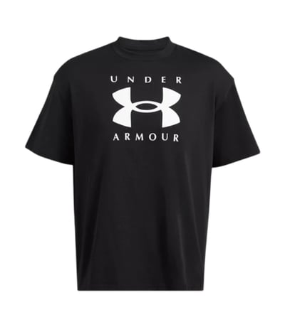 Under Armour Heavyweight Oversize K sa Kollu T Shirt Siyah Fitmoda