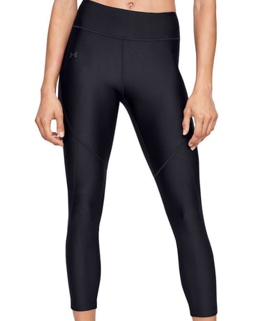 Under Armour Hg Shine Perforation Ankle Crop Kadın Tayt Siyah