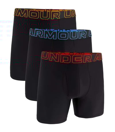 Under Armour Performance Tech 6" Boxerjock 3'lü Paket Çok Renkli