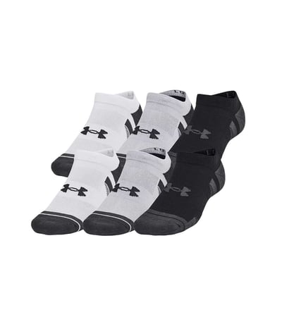 Under Armour Performance Tech No Show 6'Lı Paket Çorap Gri