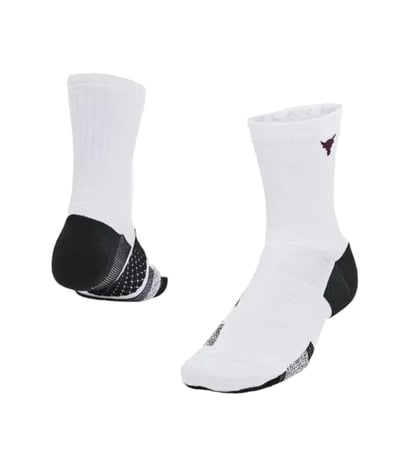 Under Armour Project Rock ArmourDry Playmaker Çorap Beyaz