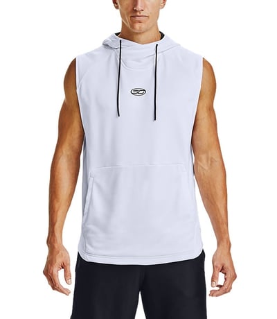 Under Armour SC30 Kolsuz Kapüşonlu Sweatshirt Beyaz