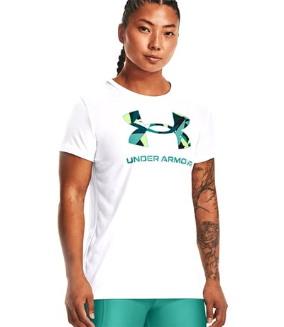 Under Armour Sportstyle Graphic Kadın Kısa Kollu T-Shirt Beyaz