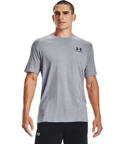 Under Armour Sportstyle Left Chest T-Shirt Gri