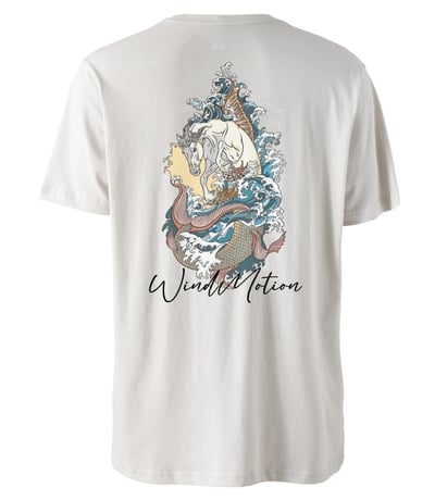 Windmotion Torse Kısa Kollu T-Shirt Gri